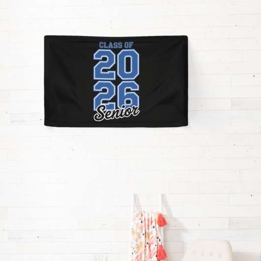 Class Of 2026 Senior Blue Graduation Graduate Spandoek (Insitu)