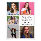 Class of 2026 Senior Graduation Announcement  Foto Afdruk (Voorkant)