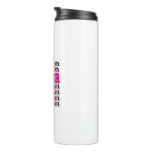 Class of 2026 Senior Monogram Thermosbeker (Geroteerd rechts)