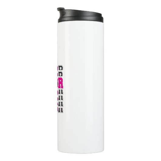 Class of 2026 Senior Monogram Thermosbeker (Geroteerd rechts)