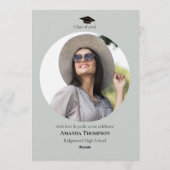 Class of 2026 Senior Photo Graduation Announcement Kaart (Achterkant)
