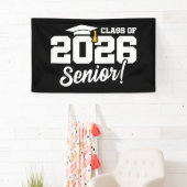 Class of 2026 Senior Varsity Graduation Fun Quote Spandoek (Insitu)