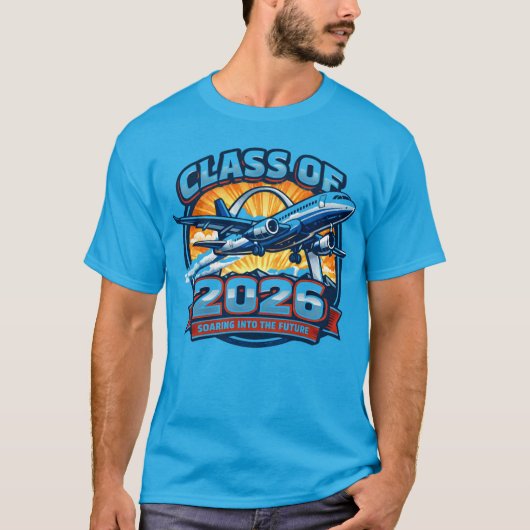 Class of 2026 - Soaring into the Future T-shirt (Voorkant)
