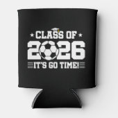 Class of 2026 Soccer Graduation It’s Go Time Quote Blikjeskoeler (Voorkant)