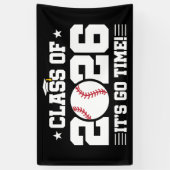 Class of 2026 Soccer Graduation It’s Go Time Quote Spandoek (Verticaal)