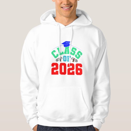  Class of 2026 Sweatshirt Senior  (Voorkant)