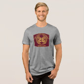 Class of 2026: The Graduation Legacy Continues Tri-Blend Shirt (Voorkant volledig)