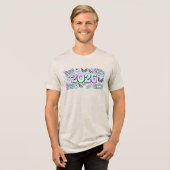 Class of 2026: Y2K Design, Sweet & Making History Tri-Blend Shirt (Voorkant volledig)