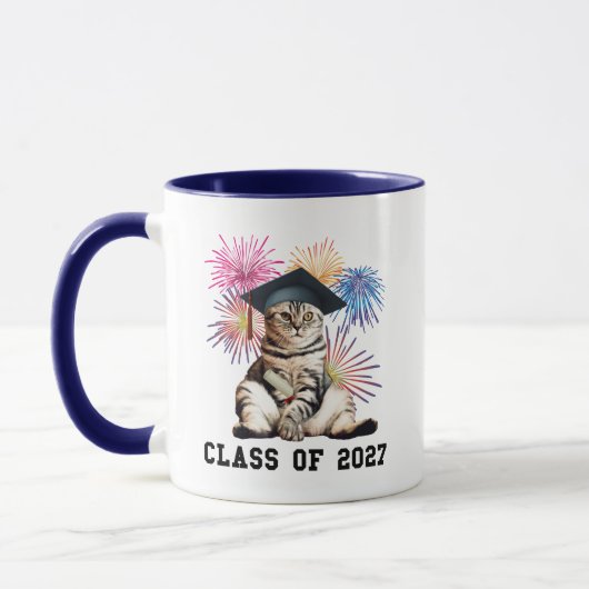 Class of 2027 Cat Lover Mok (Links)