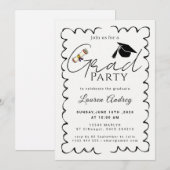Class of 2027 Graduation Party Invite Kaart (Voorkant / Achterkant)