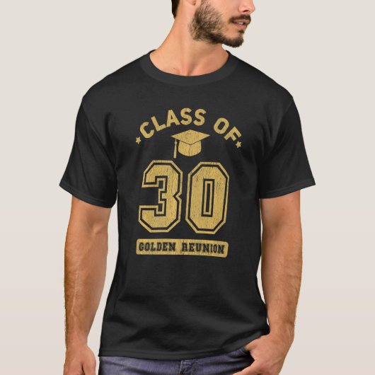 Class Of 2030 College Highschool Graduation Reunio T-shirt (Voorkant)