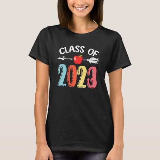 Class Of 2030 Pre K Graduate Preschool Graduation T-shirt (Voorkant)
