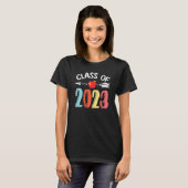 Class Of 2030 Pre K Graduate Preschool Graduation T-shirt (Voorkant volledig)