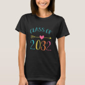 CLASS OF 2032 Grow With Me 100 Days Of School T-shirt (Voorkant)