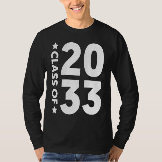 Class Of 2033 Senior 2033 Graduation T-shirt