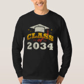 Class of 2034 grow me Graduation T-shirt (Voorkant)