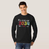 Class Of 2034 Grow With Me Kindergarten K 12 Arrow T-shirt (Voorkant volledig)