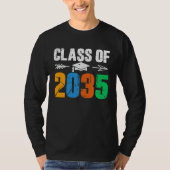 Class of 2035 First Day of School Graduation T-shirt (Voorkant)