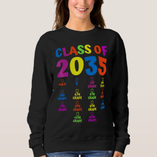 Class Of 2035 Grade Pre K Grow With Me Handprint P Trui