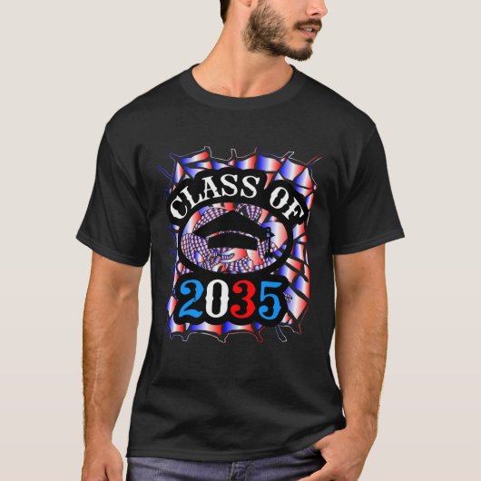Class of 2035 grow with Kindergarten me spider for T-shirt (Voorkant)