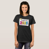 Class Of 2035 Grow With Me Graduation First Day Of T-shirt (Voorkant volledig)