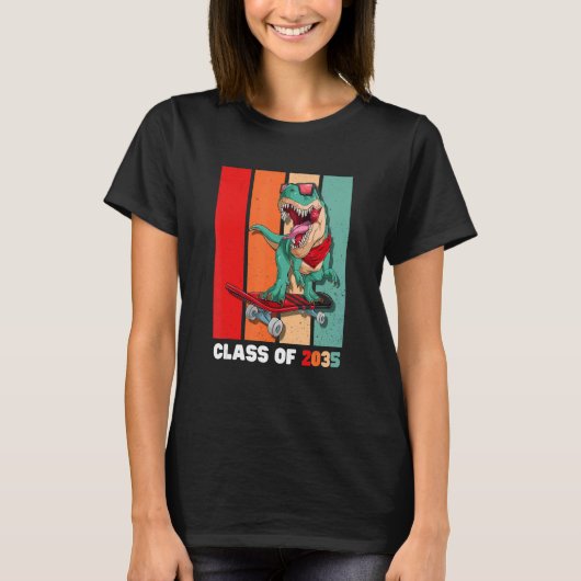 Class Of 2035 Grow With Me Kindergarten Graduate T-shirt (Voorkant)