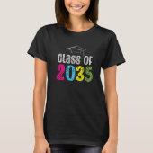 Class Of 2035 Kindergarten First Day Back to Schoo T-shirt (Voorkant)