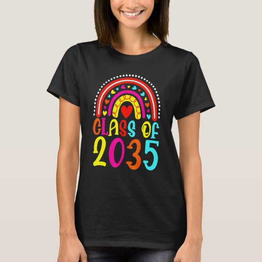 Class Of 2035  Kindergarten Graduate Kinder Gradua T-shirt (Voorkant)