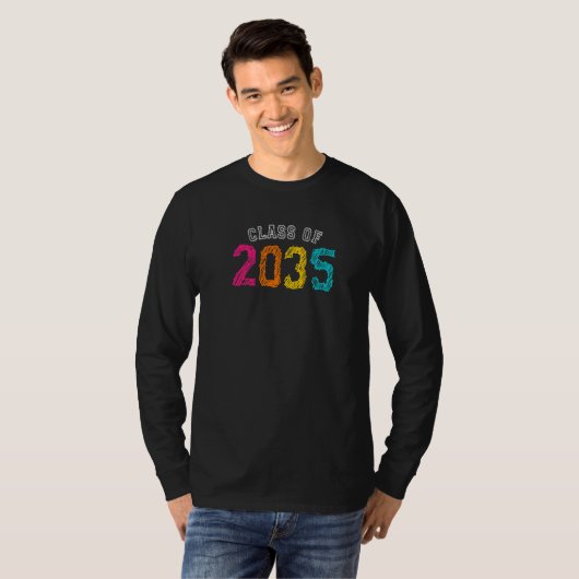 Class of 2035 Kindergarten Kid 1 T-shirt (Voorkant volledig)