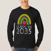Class of 2035 Kindergarten Through High School Tee T-shirt (Voorkant)