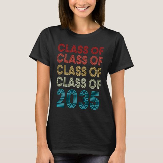 class of 2035 with me t-shirt (Voorkant)