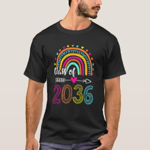 Class Of 2036 Pre K Graduate Preschool Graduation T-shirt