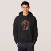 Class of 2039 Senior 39 Grad Graduation Women Men Hoodie (Voorkant volledig)