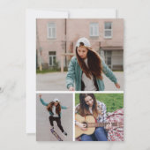 Class of 20XX Floral Photo Graduation Announcement (Achterkant)