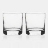 Class-of-Custom Year-Name-Phrase-Gold Script Whisky Glas (Rechts)