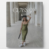 Class Of | Graduation Keepsake Photo Plaque Fotoplaat (Voorkant)