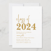 Class of Graduation Party Aankondiging Uitnodigen (Voorkant)