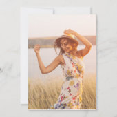 Class of Graduation Party Aankondiging Uitnodigen (Achterkant)