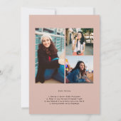 Class Of Personalized Graduation Announcement Kaart (Achterkant)