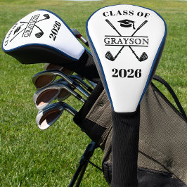 Class of YY Graduation Golf Club Name Golfheadcover