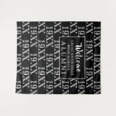 Class Reunion Black Class Year Photo Prodrop Backd Wandkleed (Voorkant (horizontaal))