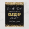 Class Reunion Black en Gold Save the Date