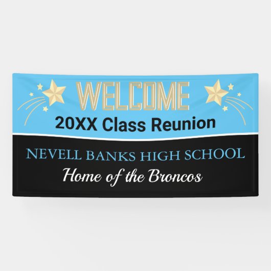 Class Reunion Decor! CUSTOM Reunion banner (Horizontaal)