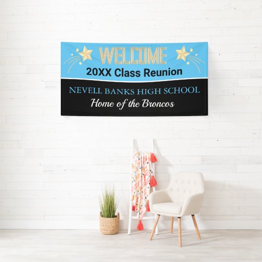 Class Reunion Decor! CUSTOM Reunion banner (Insitu)