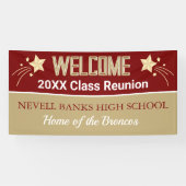 Class Reunion Decor! CUSTOM Reunion banner (Horizontaal)