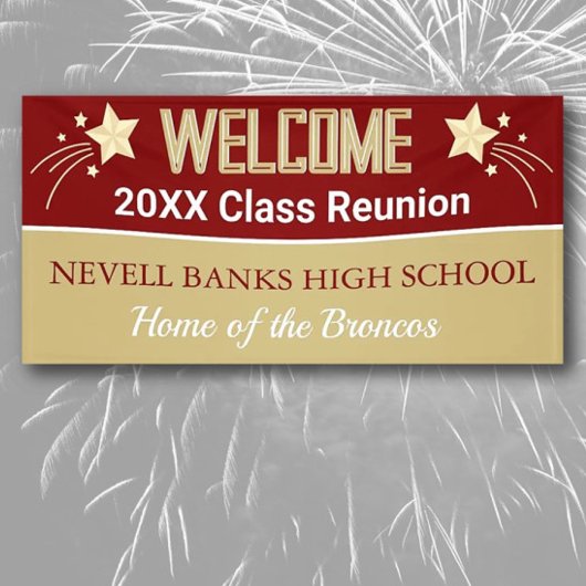 Class Reunion Decor! CUSTOM Reunion banner