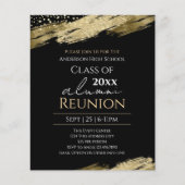 Class Reunion Elk jaar Alumni Gold Zwart (Voorkant)