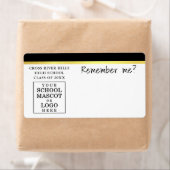 Class Reunion Naam Tag Mascot Logo Afbeelding Etiket (Insitu)