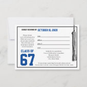 Class Reunion Response Kaart (Voorkant)