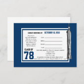 Class Reunion Response Kaart (Voorkant / Achterkant)